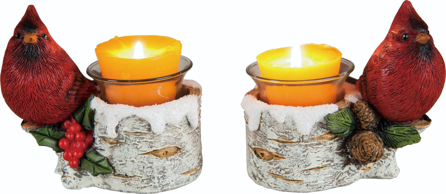 Cardinal Votive Holder