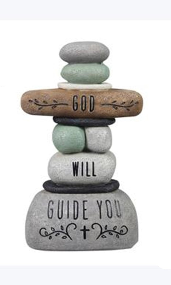 Resin Stacked Rocks Decor (CLEARANCE)