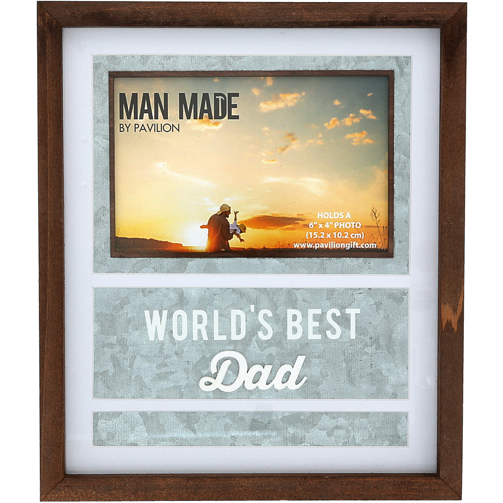 DAD Frame with Galvanized Metal Accents