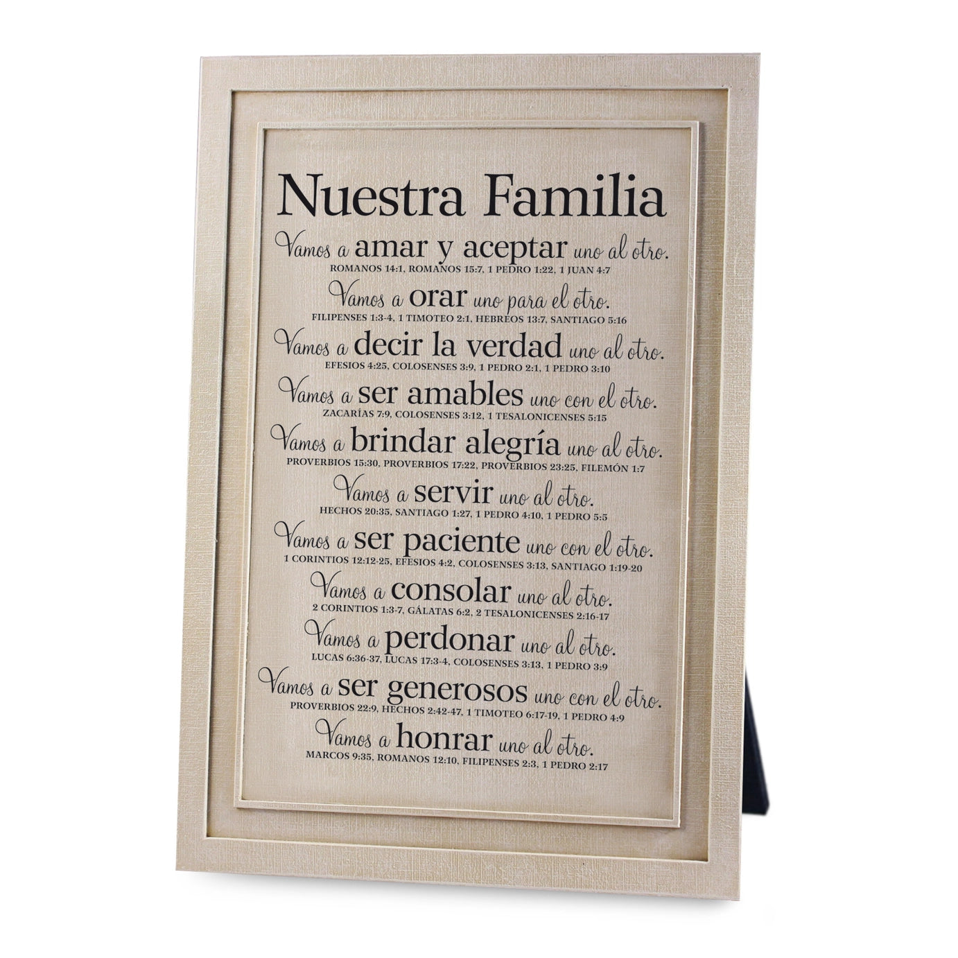 NUESTRA FAMILIA Plaque