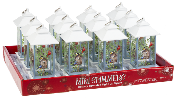LED Bird Lantern Mini Shimmer