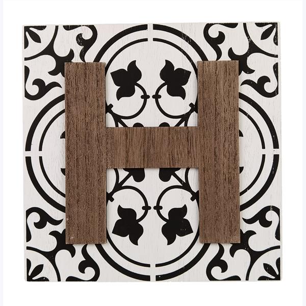 Wood HOME Sign w/Clock