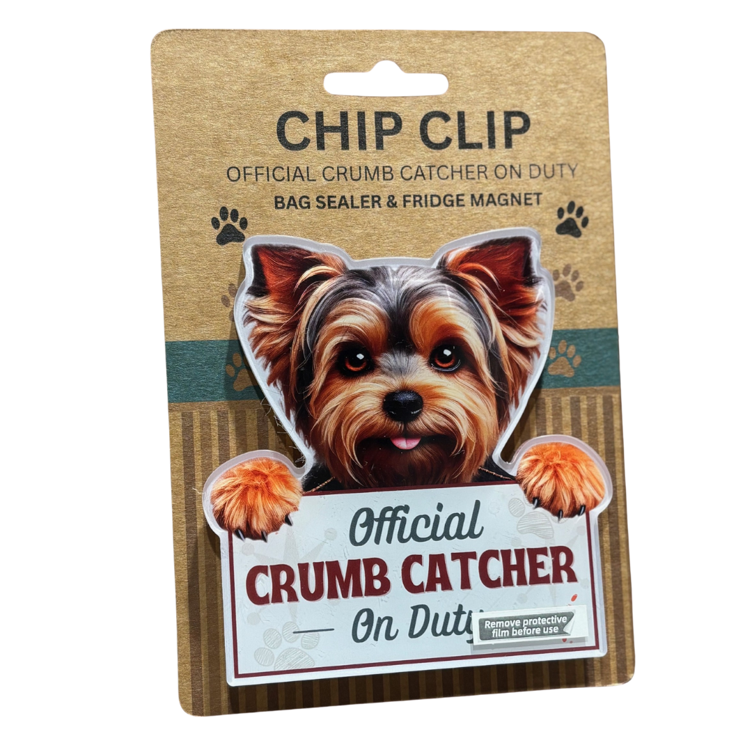 PET LOVERS Chip Clip and Fridge Magnet