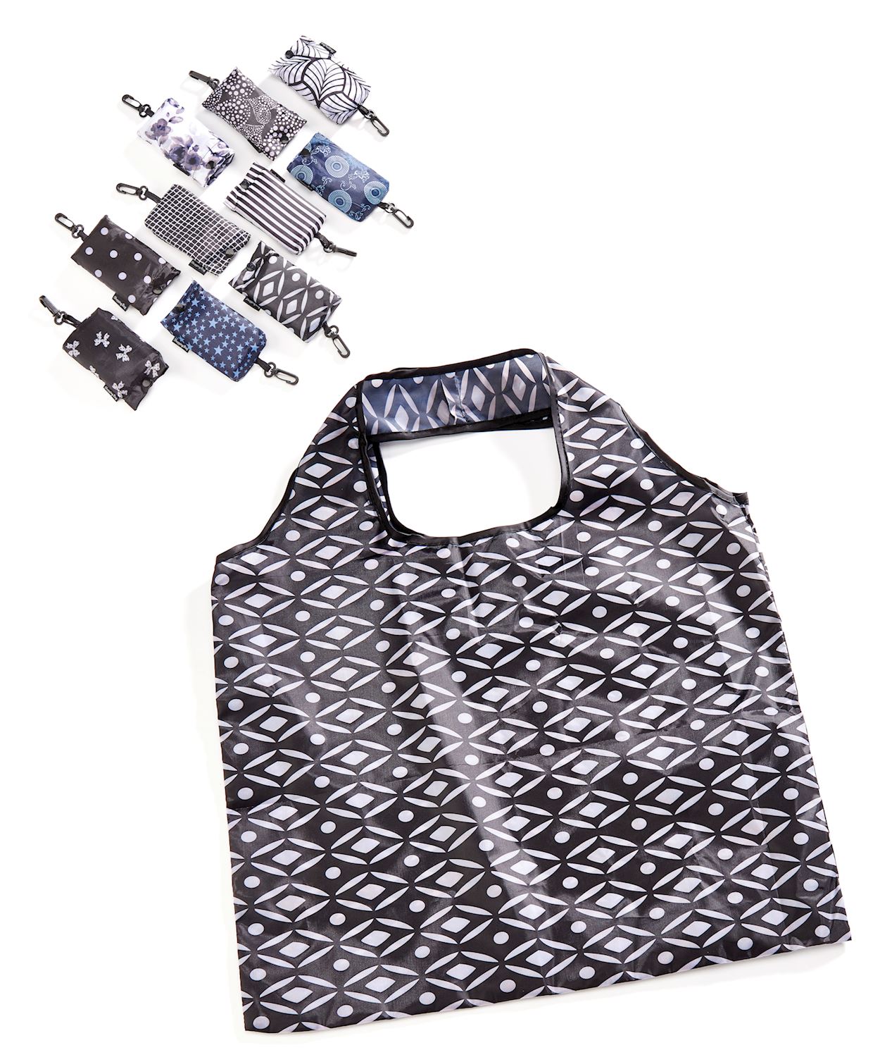 Reusable Fold-away Shopping Tote Bag
