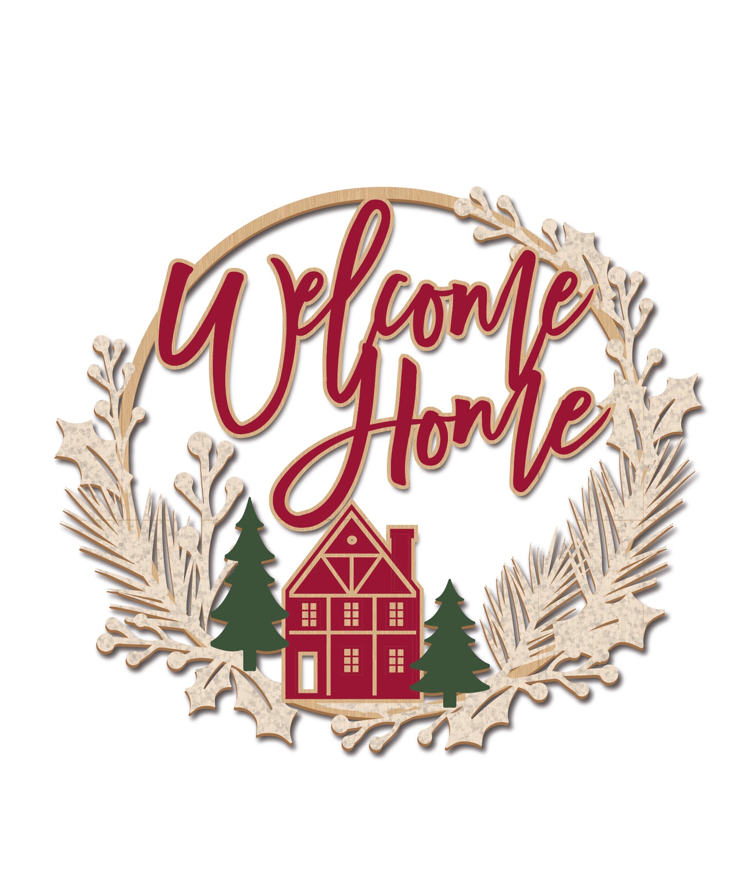 WELCOME HOME Wreath