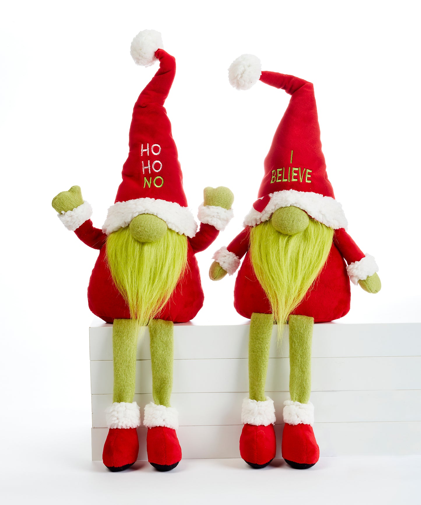 Grinch Gnome Shelf Sitter