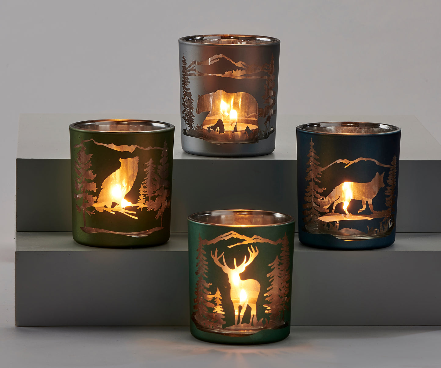 Animal Silhouette Votive Cup