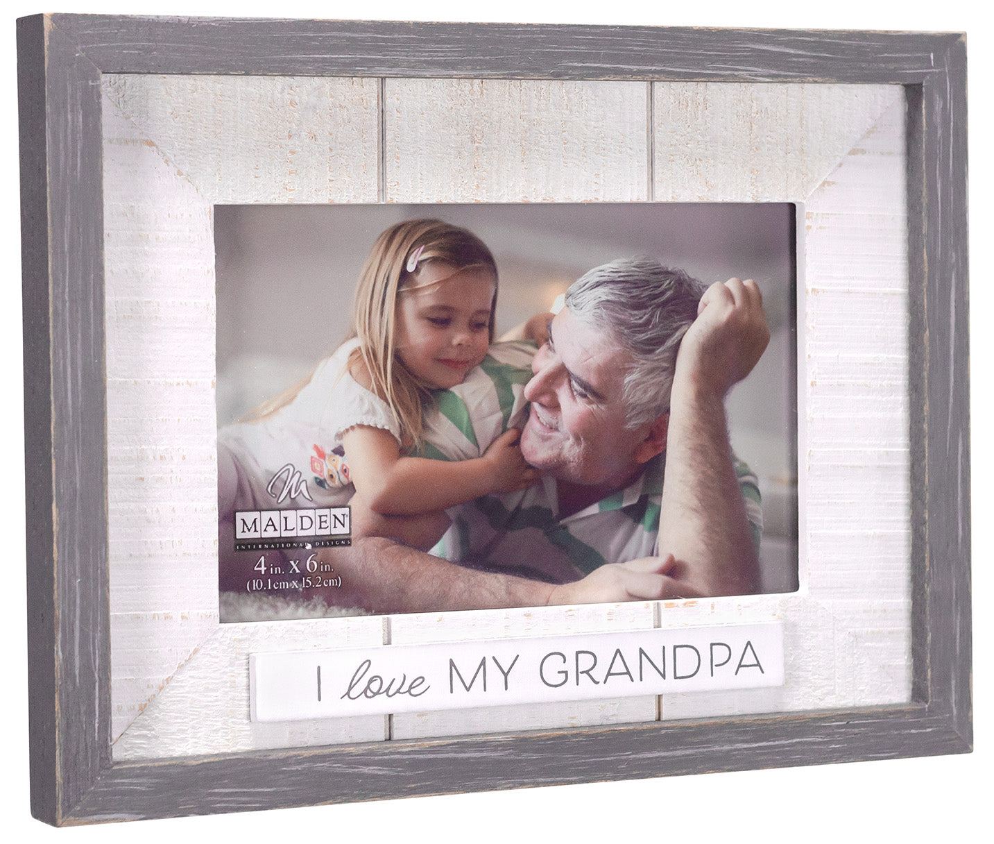I LOVE MY GRANDPA Rustic Wood Frame