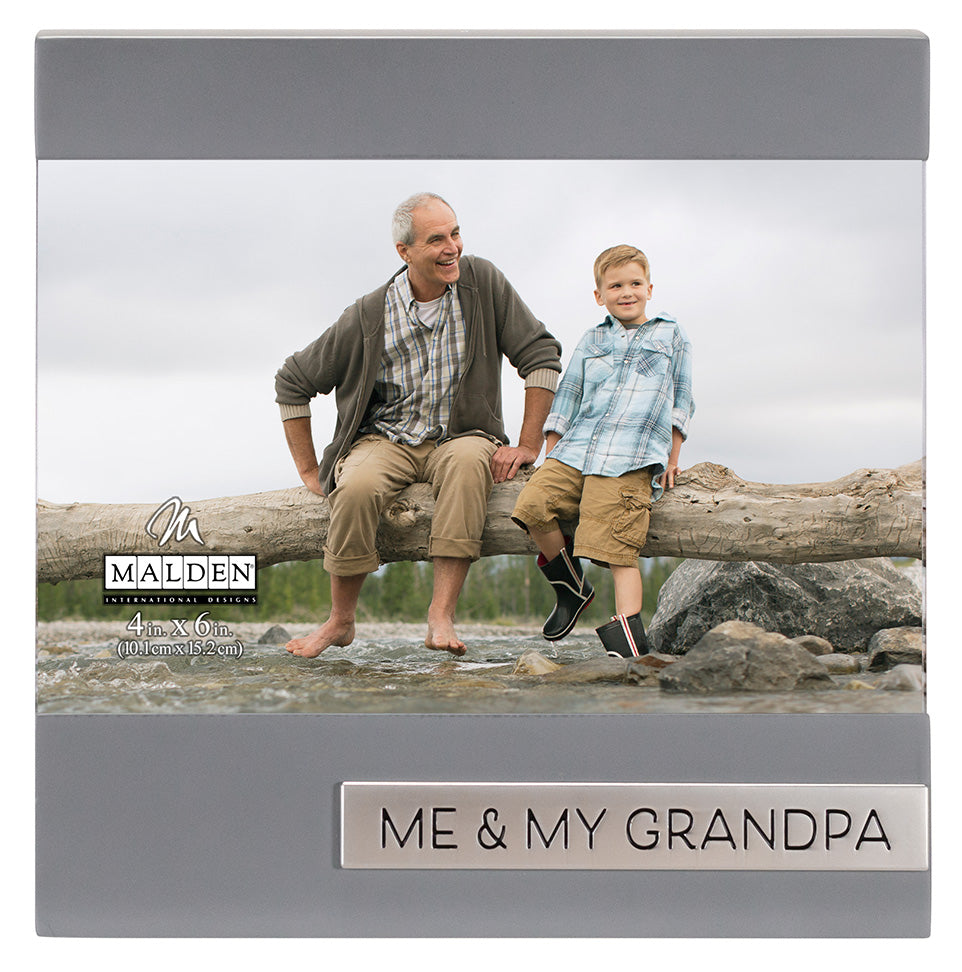 ME & MY GRANDPA Wedge Frame