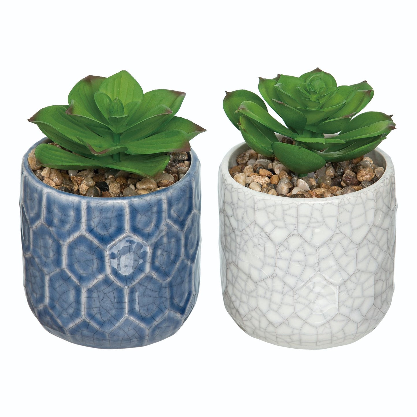 Faux Succulent Pot