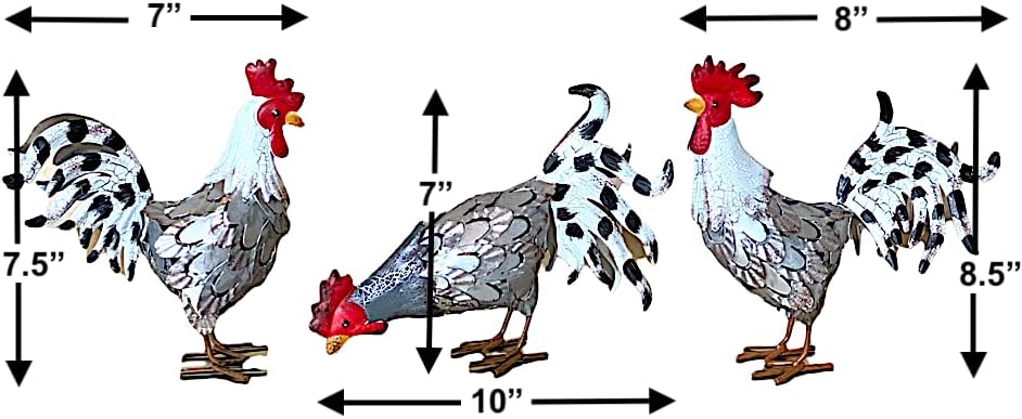 Metal Americana Rooster