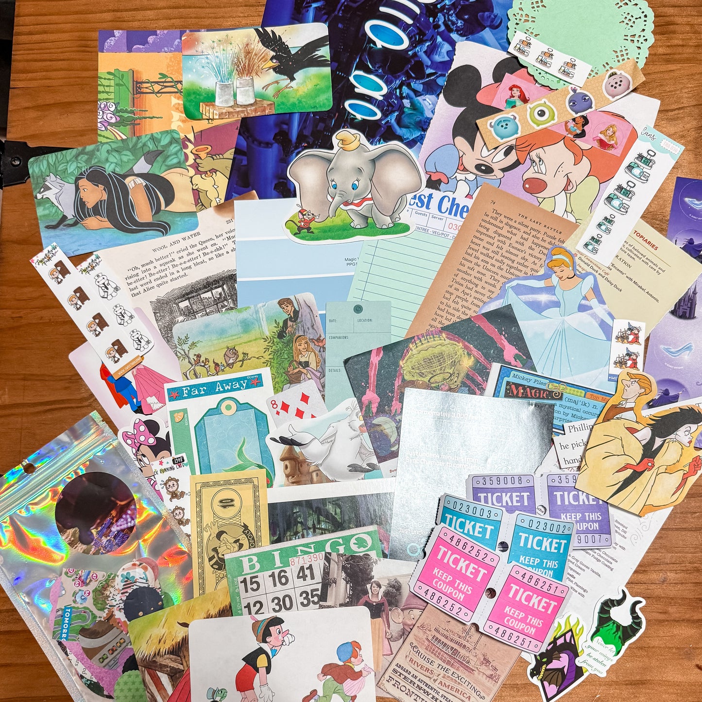 White Rose Recycled: Junk Journal Kit - Disney Themed Kits