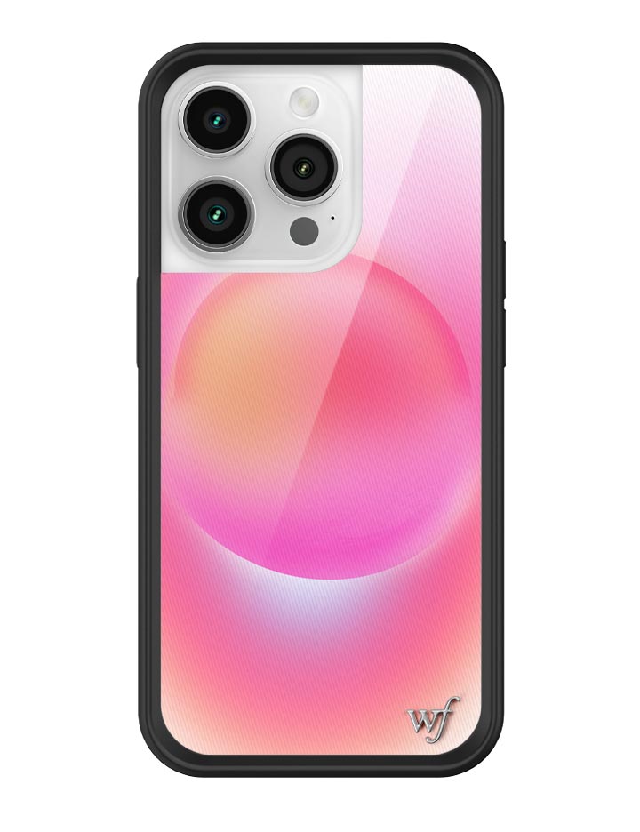 Hot Pink Aura iPhone Case