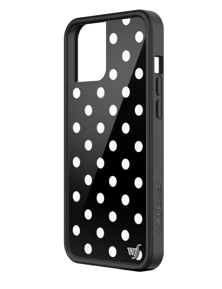 Polka Dot | Black and White iPhone Case