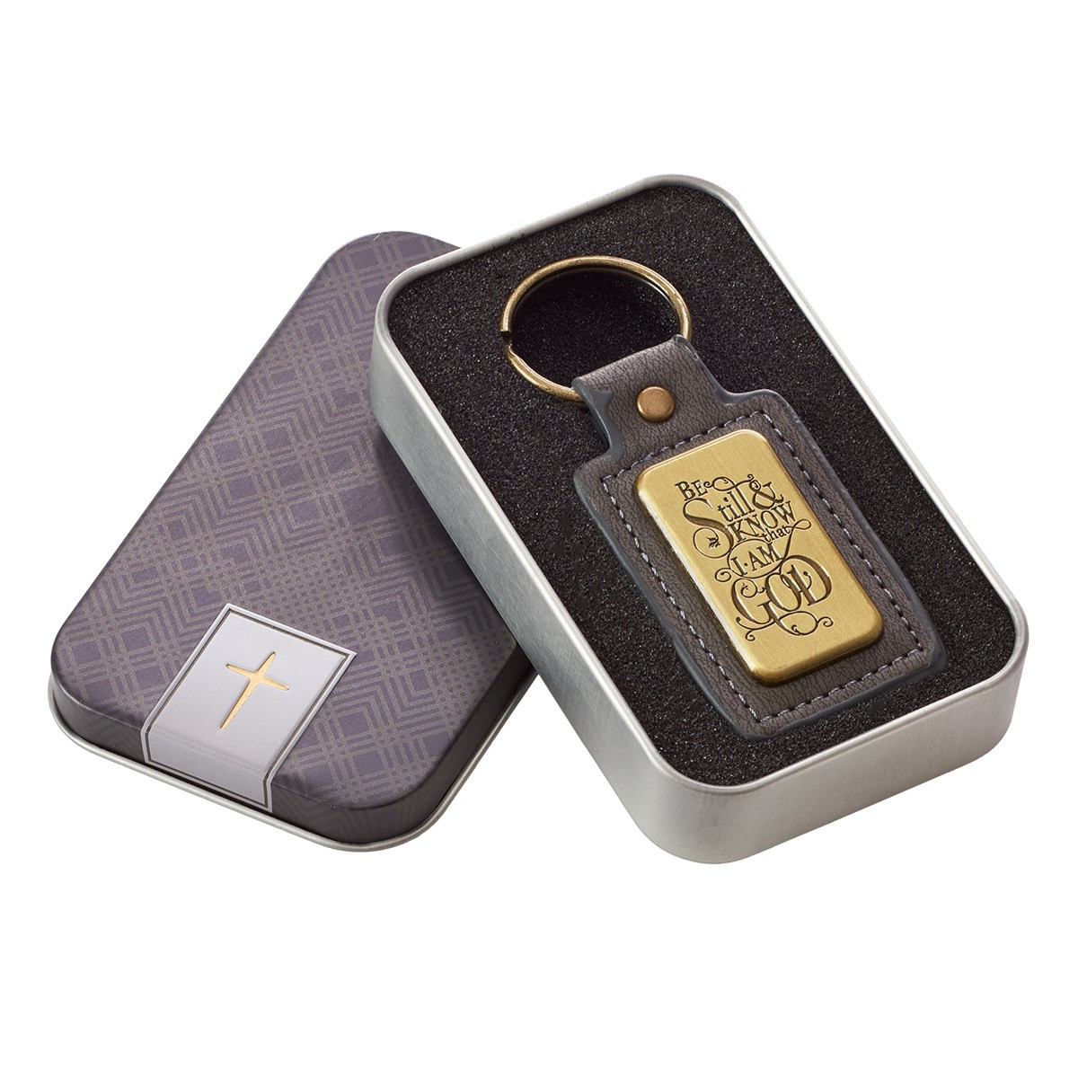 BE STILL AND KNOW Keychain