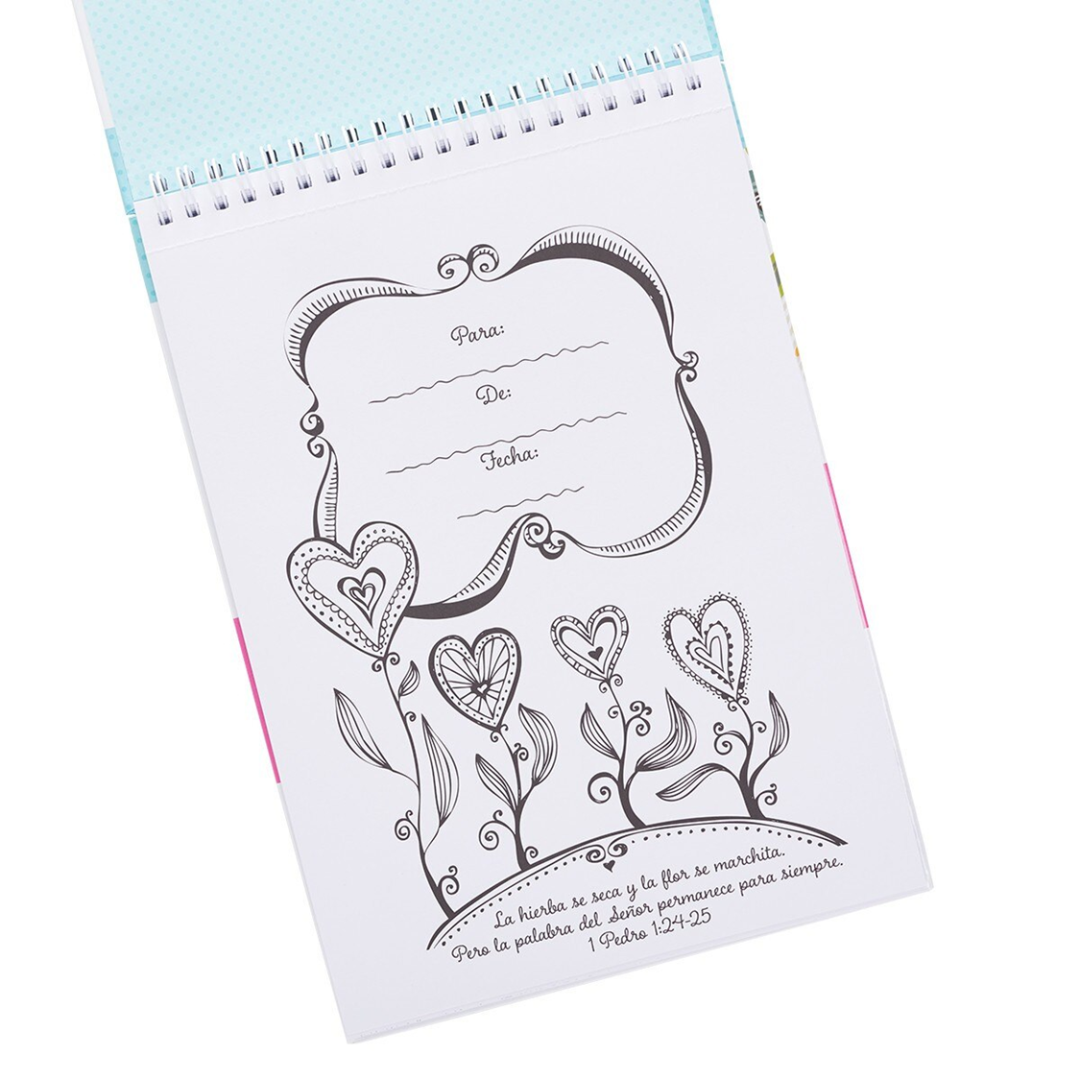 Libro para colorear "La Palabra en color" (WORD IN COLOR wire-bound coloring book)