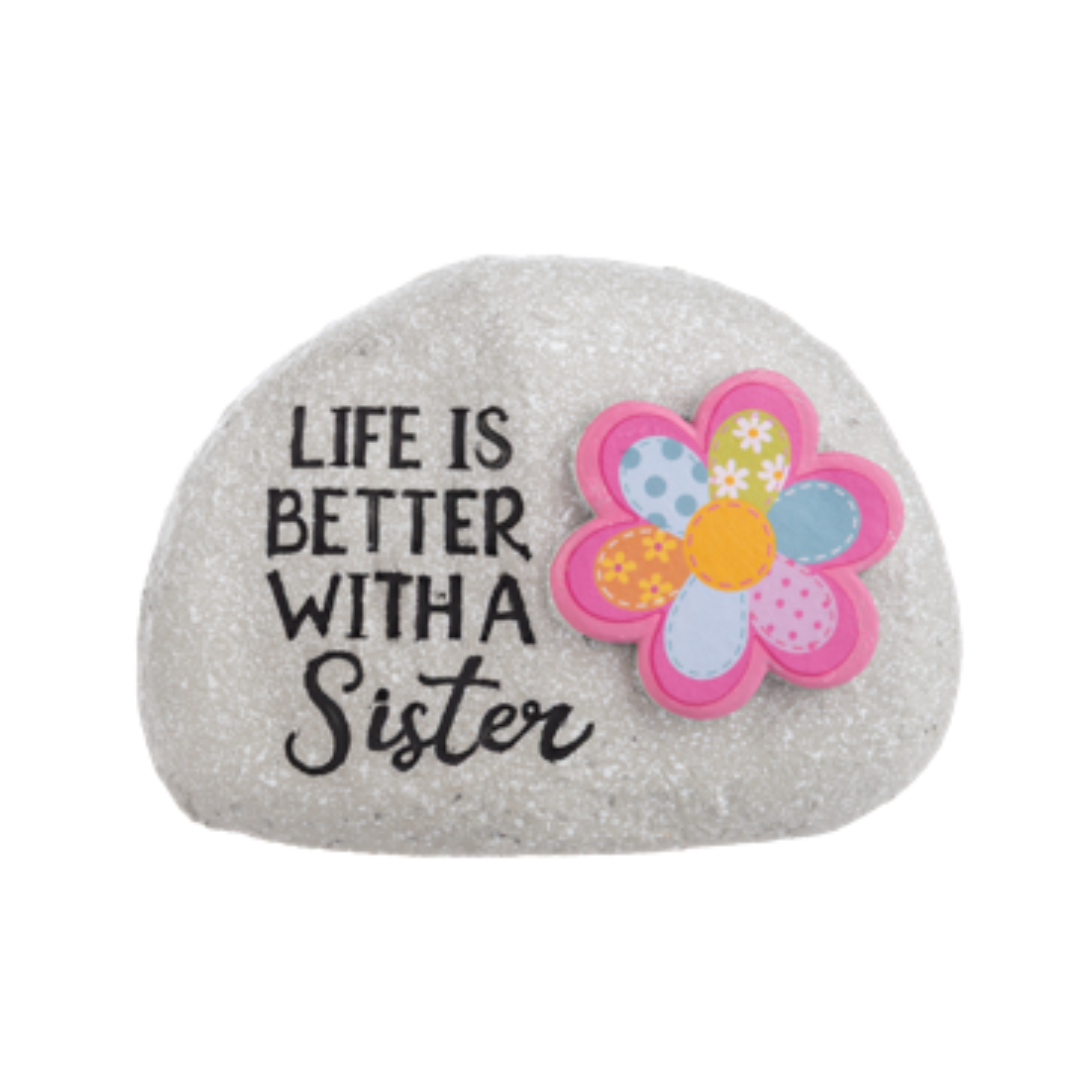 SEW GRATEFUL Paperweight Rock