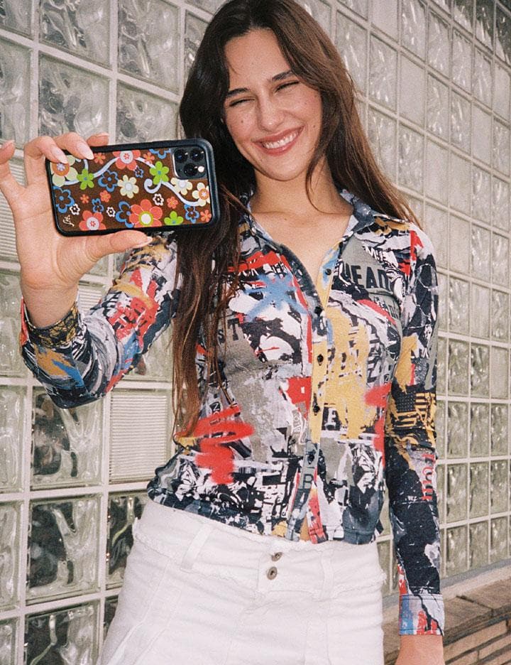 Far Out Floral iPhone Case