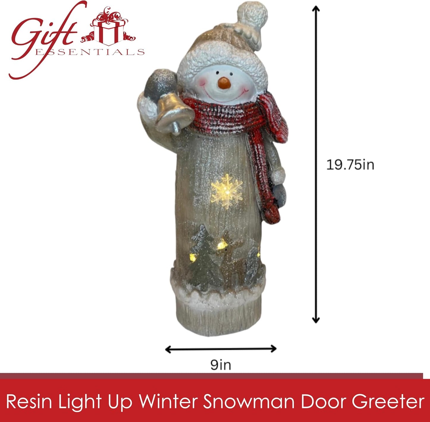 LED Snowman Door Greeter