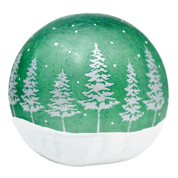 LED Crackle Glass Globe