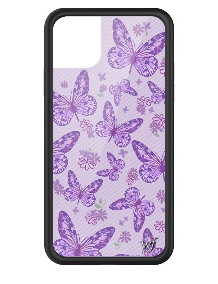 Lavender Butterfly iPhone Case