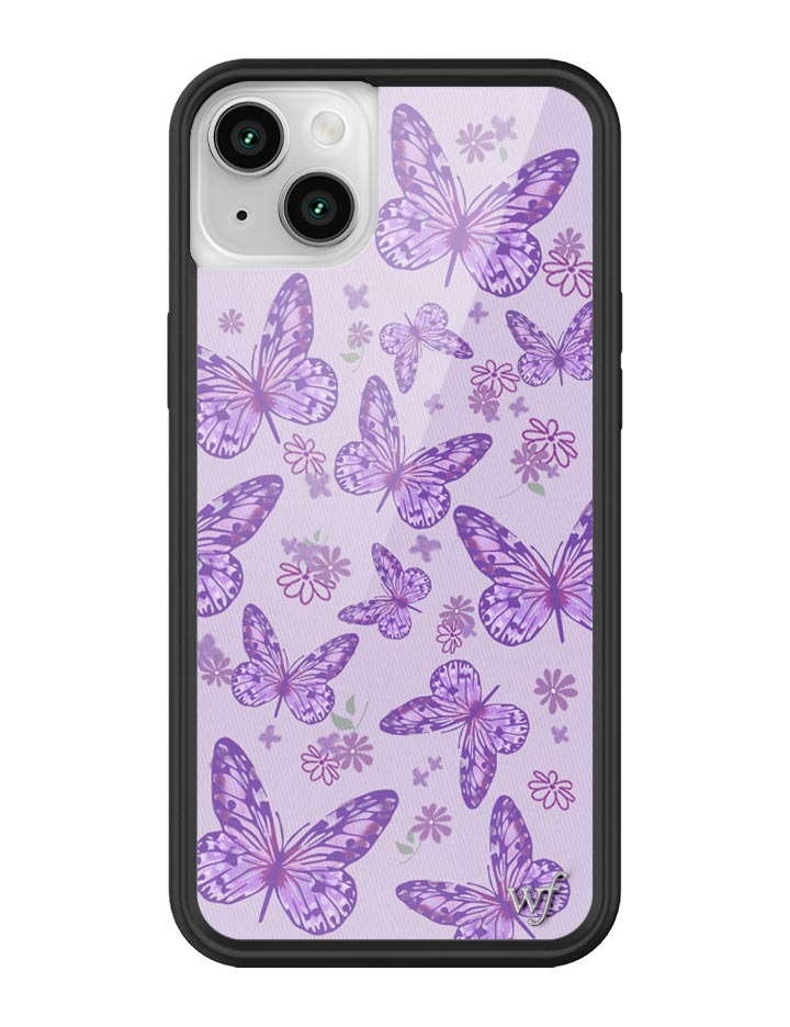 Lavender Butterfly iPhone Case