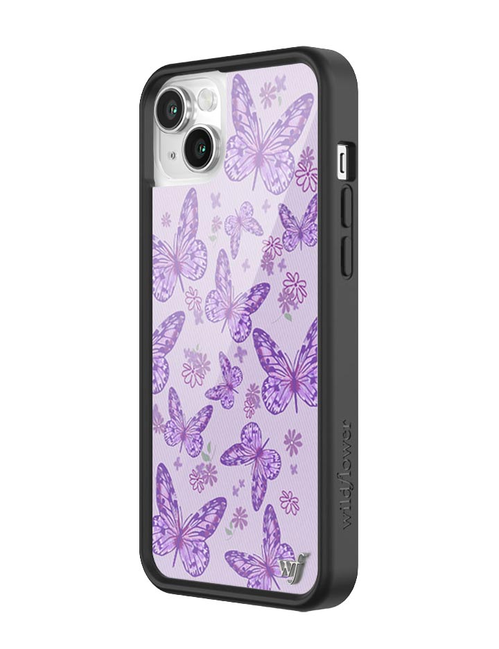 Lavender Butterfly iPhone Case