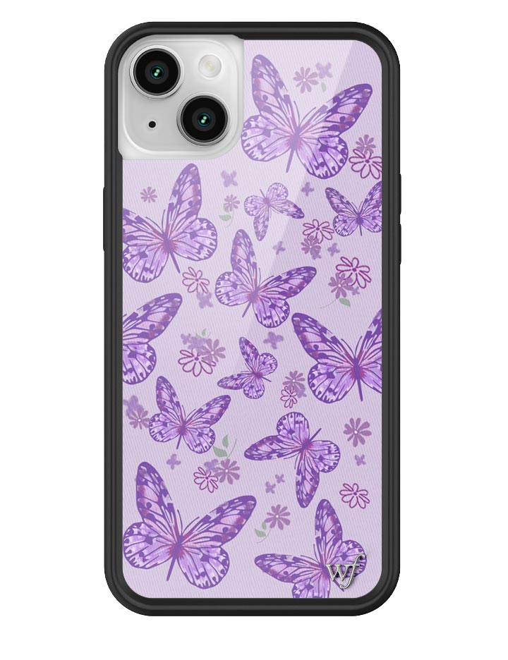 Lavender Butterfly iPhone Case