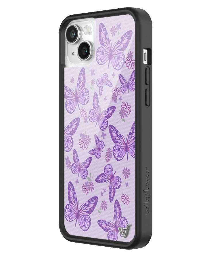 Lavender Butterfly iPhone Case