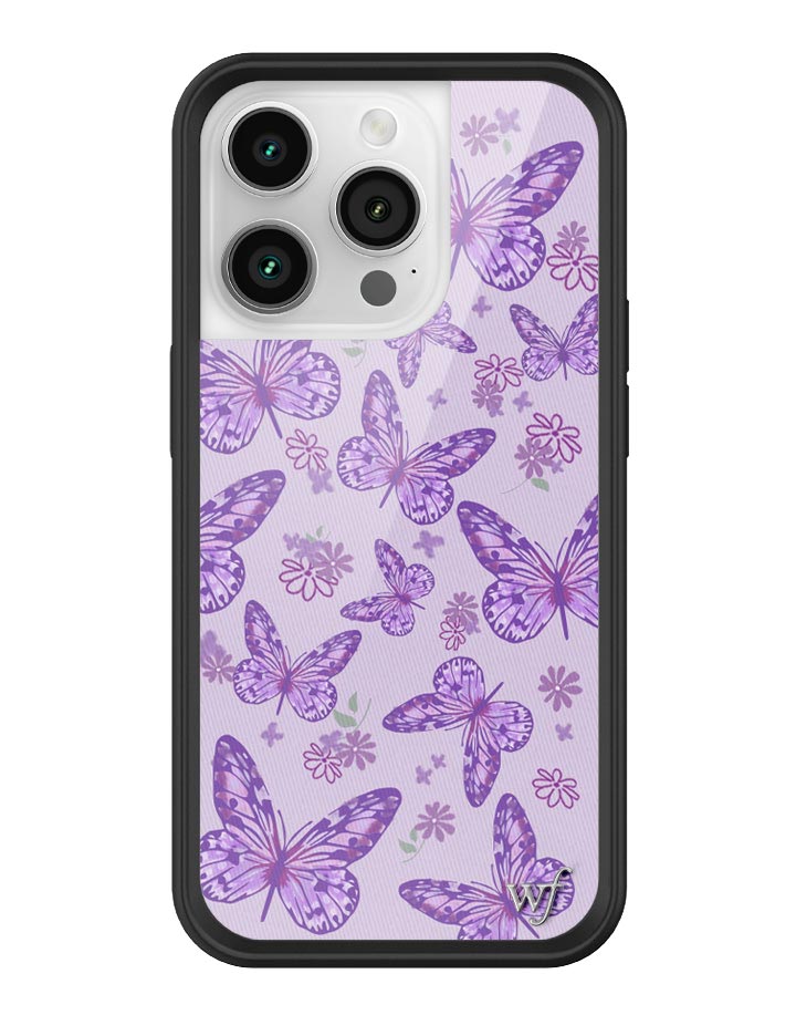Lavender Butterfly iPhone Case