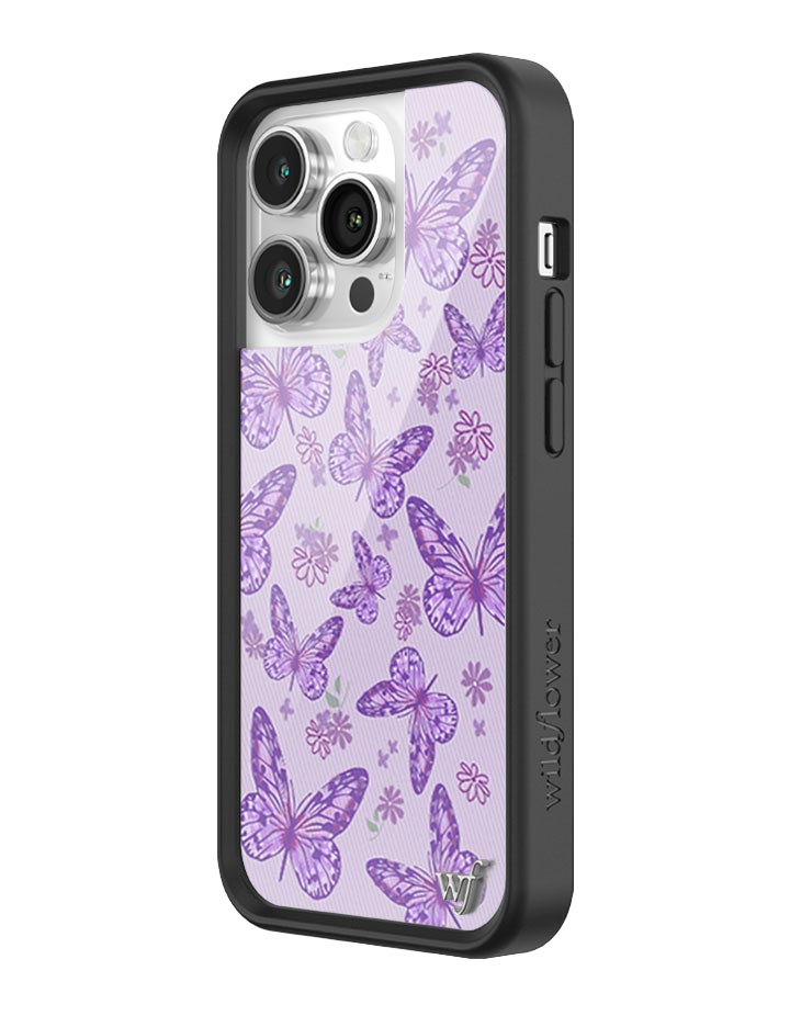 Lavender Butterfly iPhone Case