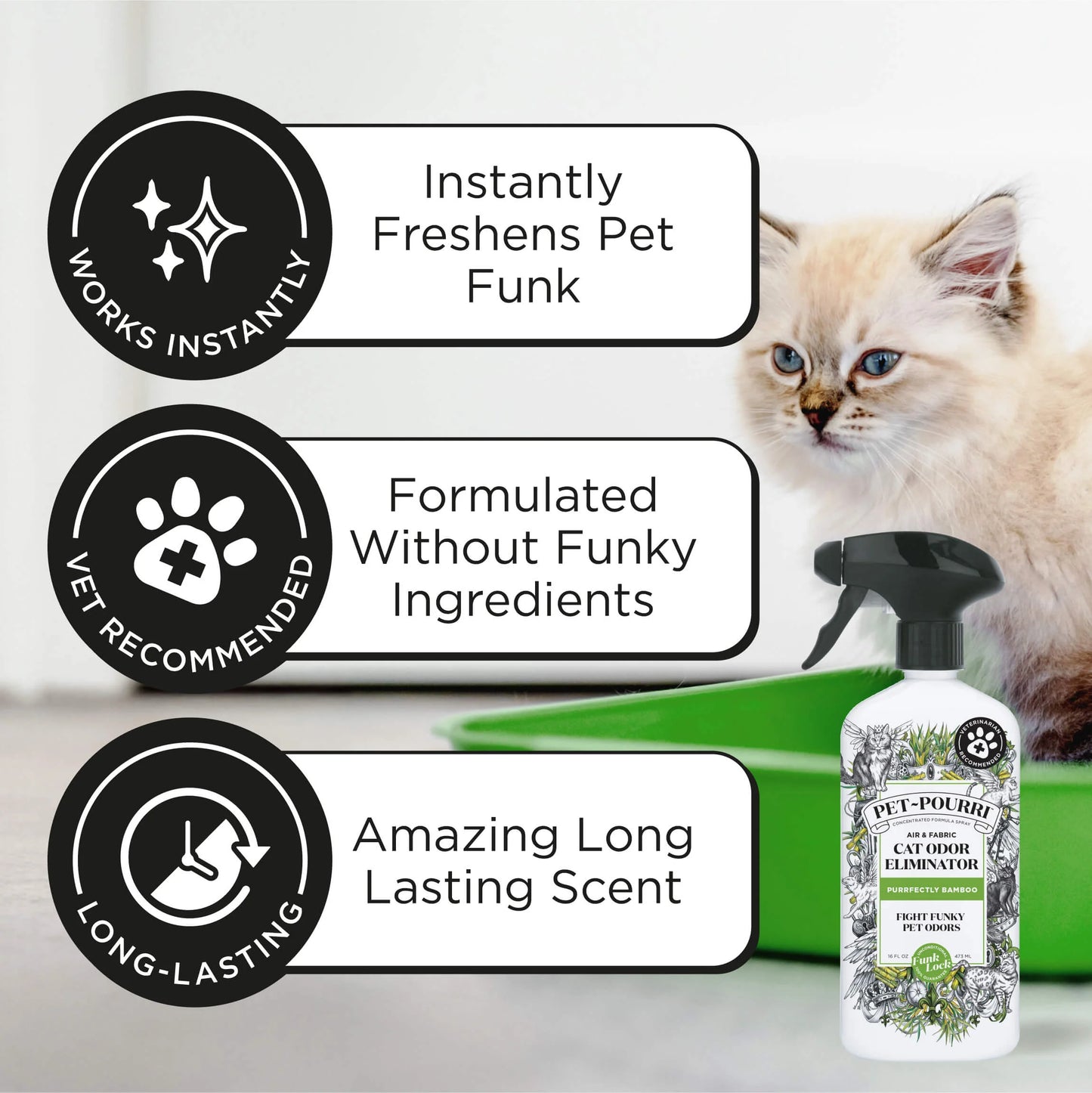 Pet-Pourri Cat Odor Eliminator