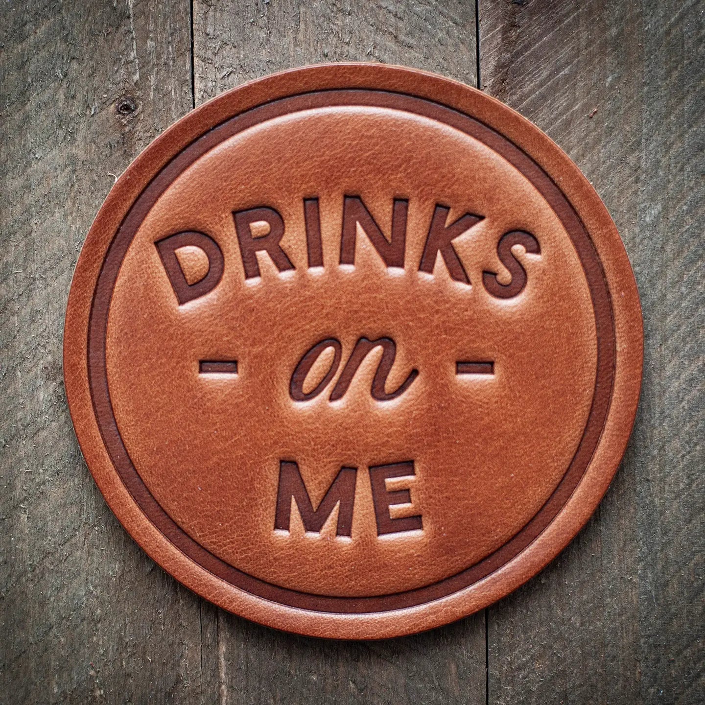 Sugarhouse Leather Coaster