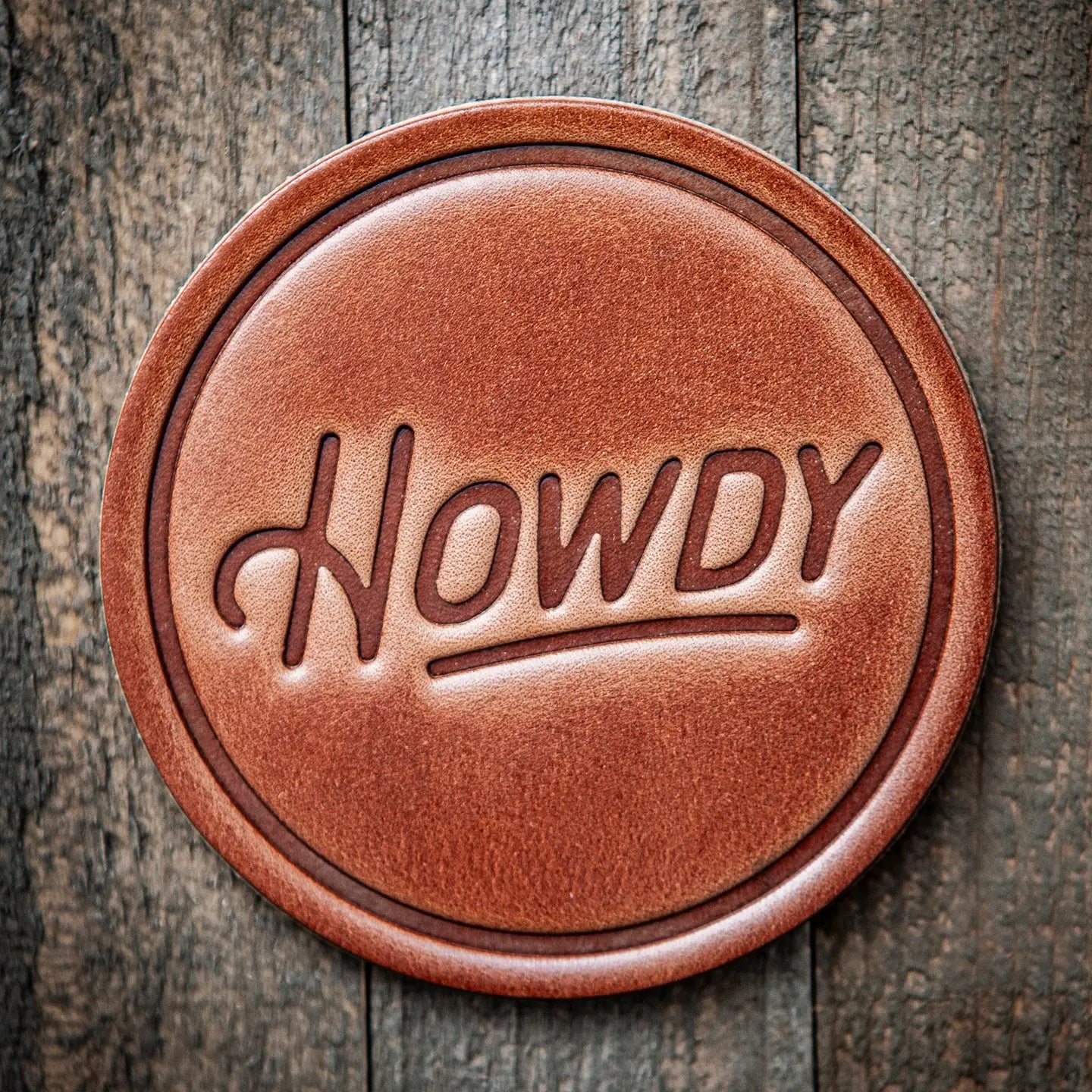 Sugarhouse Leather Coaster