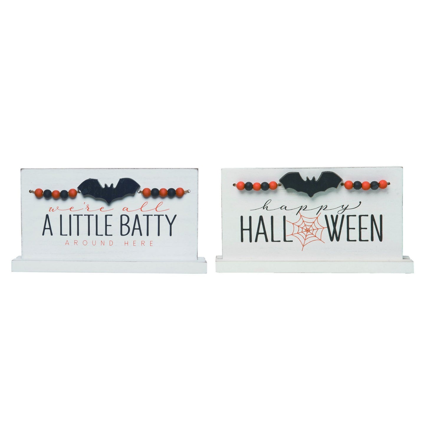 Batty Halloween Sign