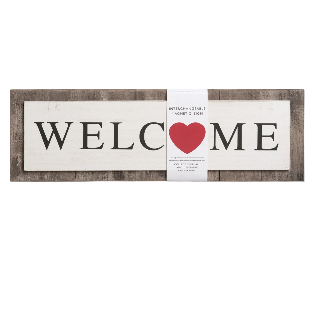 Changing Seasons Magnetic Plank Sign