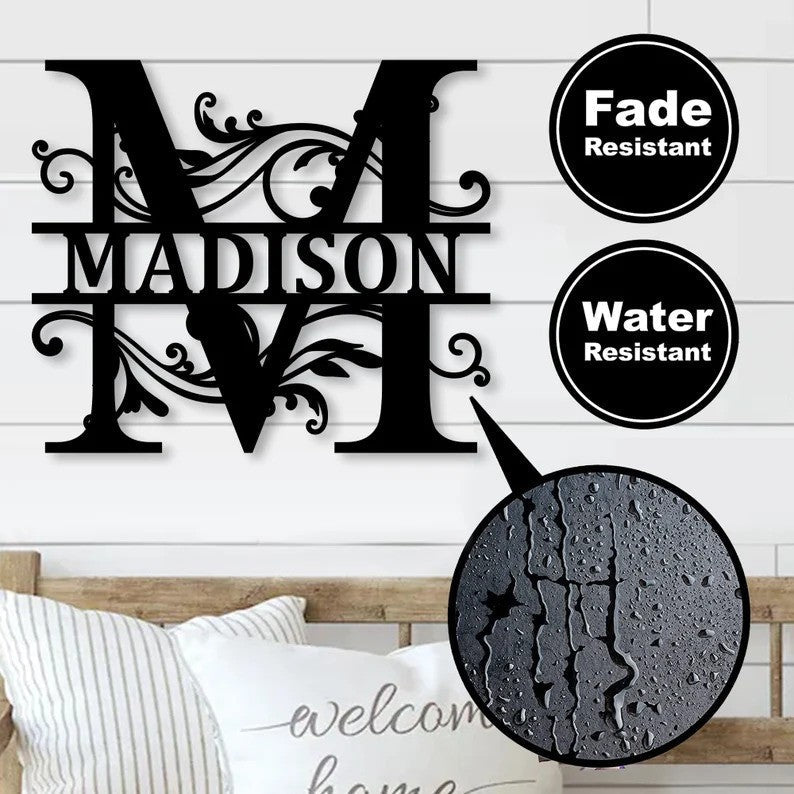 FANCY HEART Personalized Metal Sign