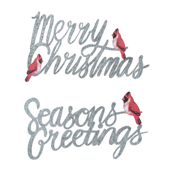 Cardinal Holiday Wall Sign (CLEARANCE)