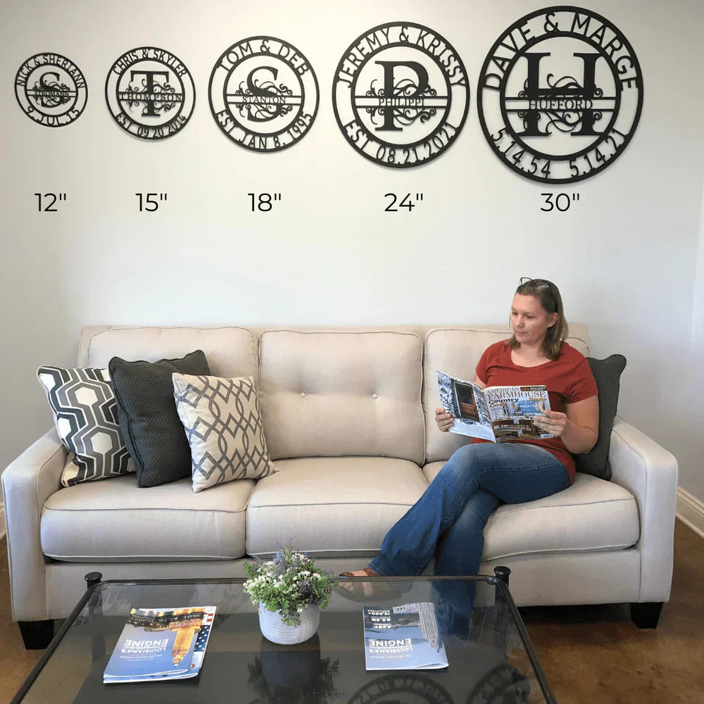 MODERN TRAIN RING Custom Metal Sign
