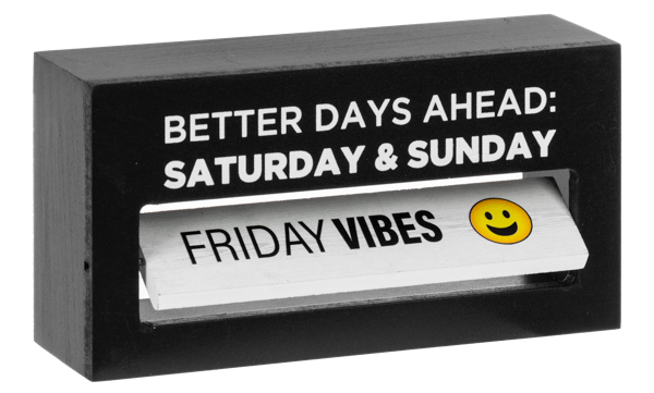 Office Talk Spinning Desk Sign