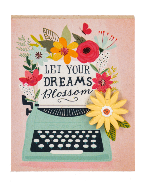 Flourish & Grow Pebble Magnet