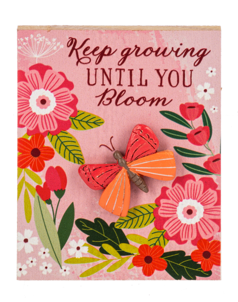 Flourish & Grow Pebble Magnet