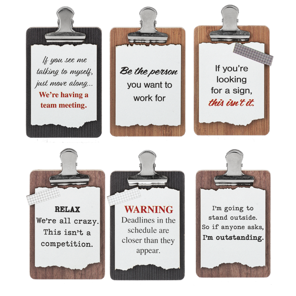 Office Talk Mini Clipboard