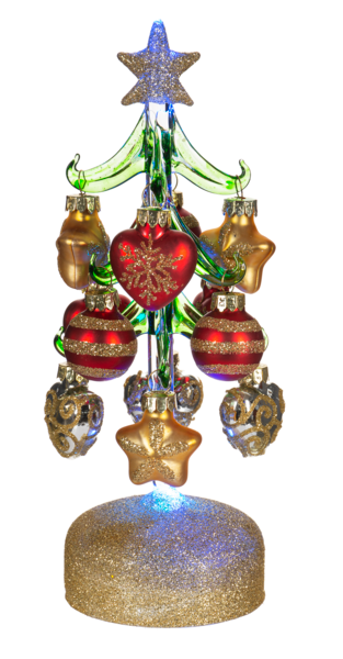 Light Up Tree with Ornaments