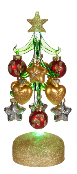 Light Up Tree with Ornaments