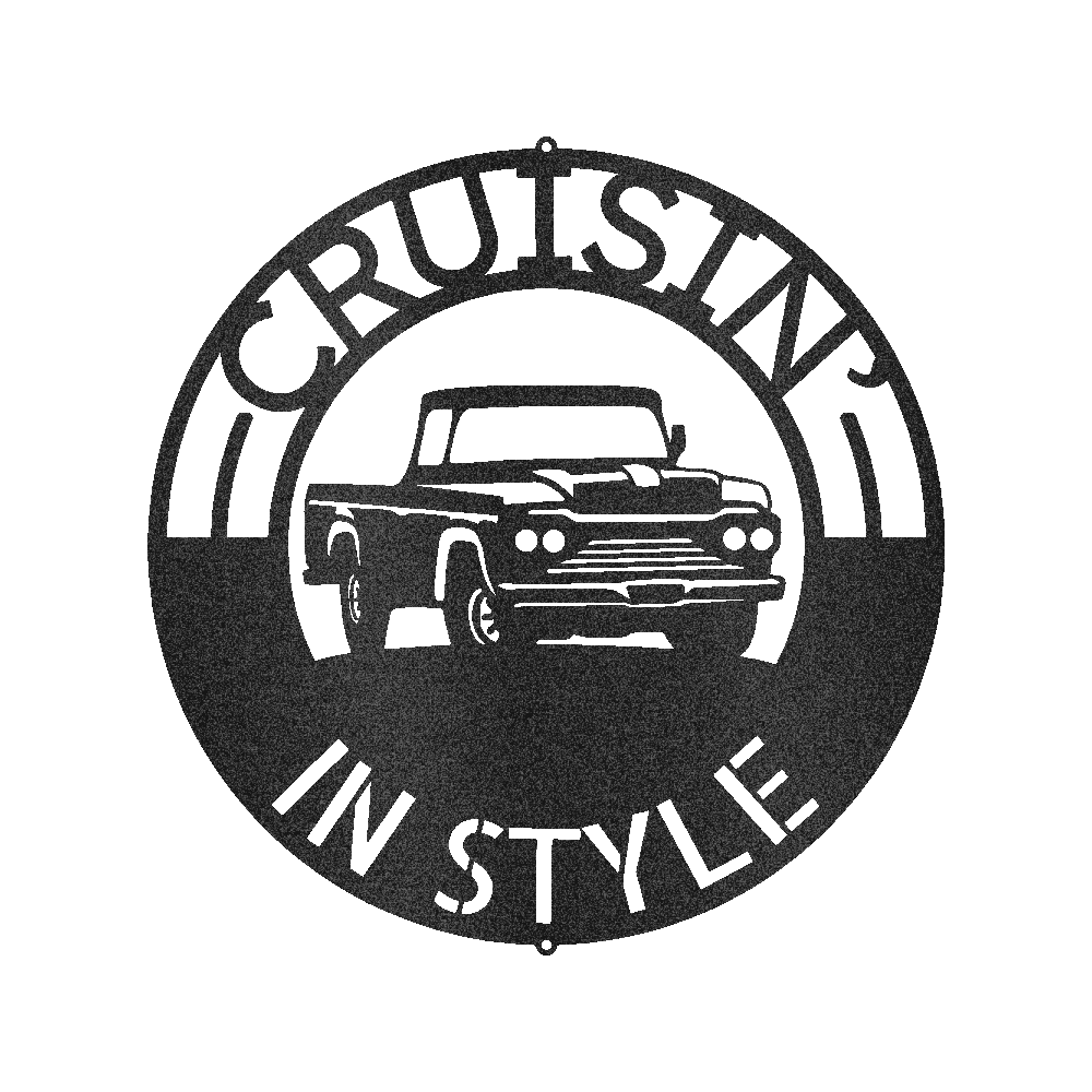 Classic Pickup Truck Personalized Gifts - Custom Metal Sign