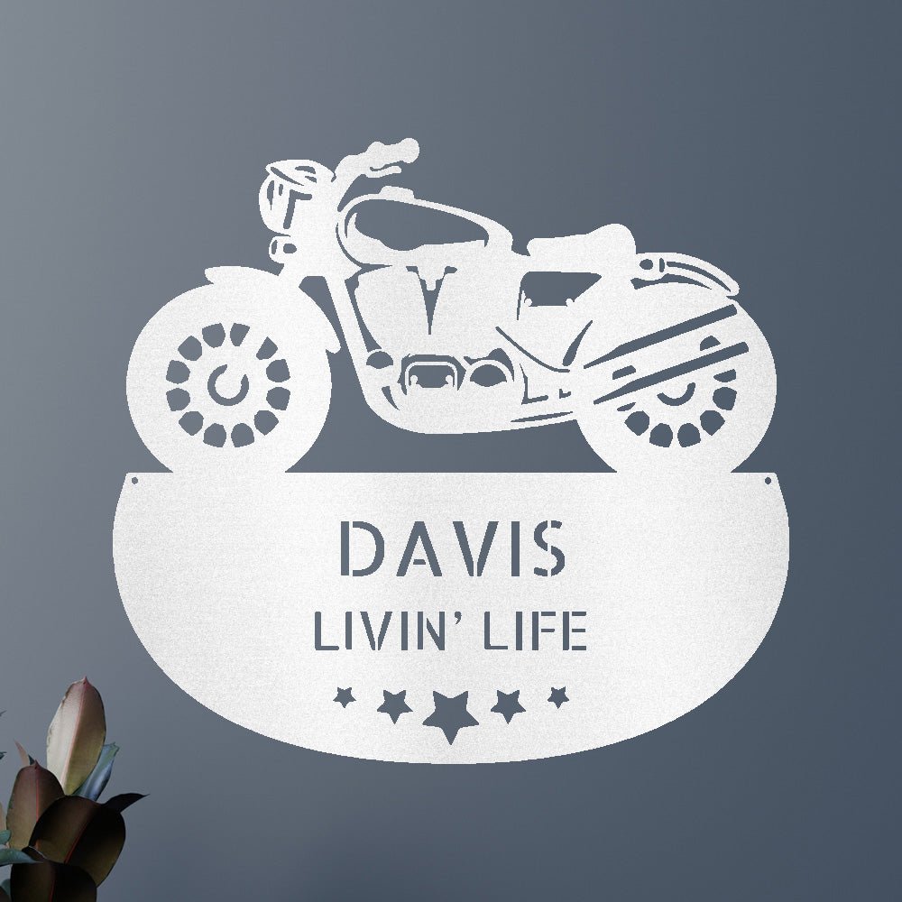MOTORCYCLE Custom Metal Sign