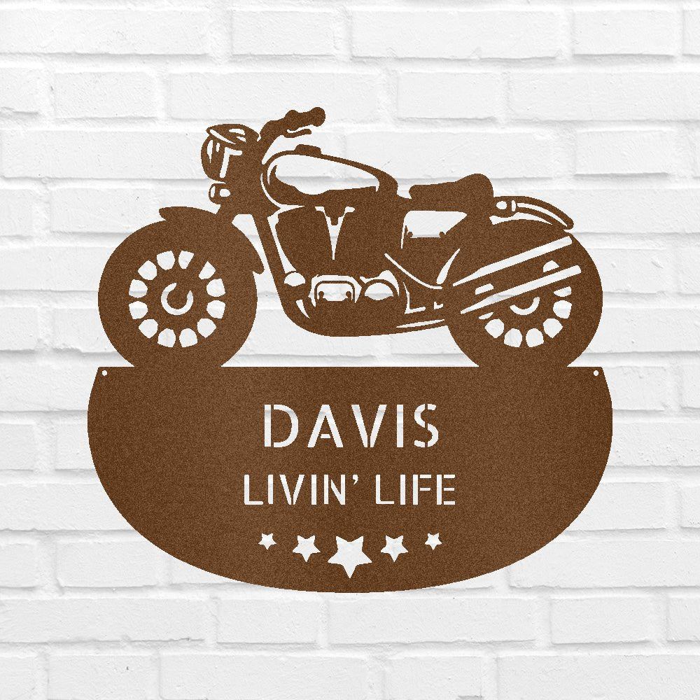 MOTORCYCLE Custom Metal Sign