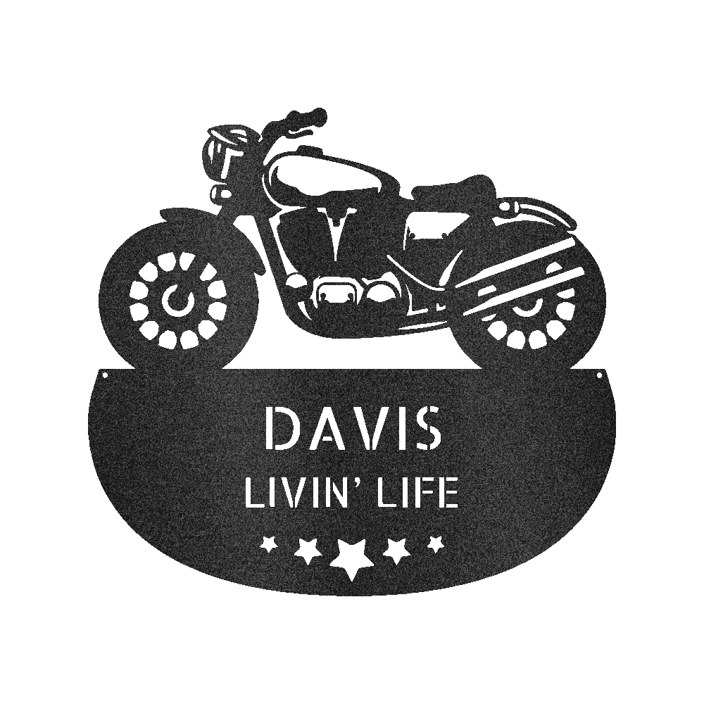 MOTORCYCLE Custom Metal Sign