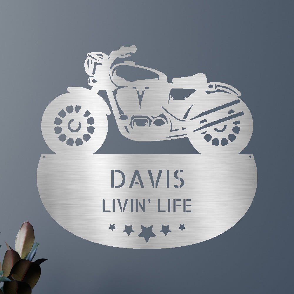 MOTORCYCLE Custom Metal Sign